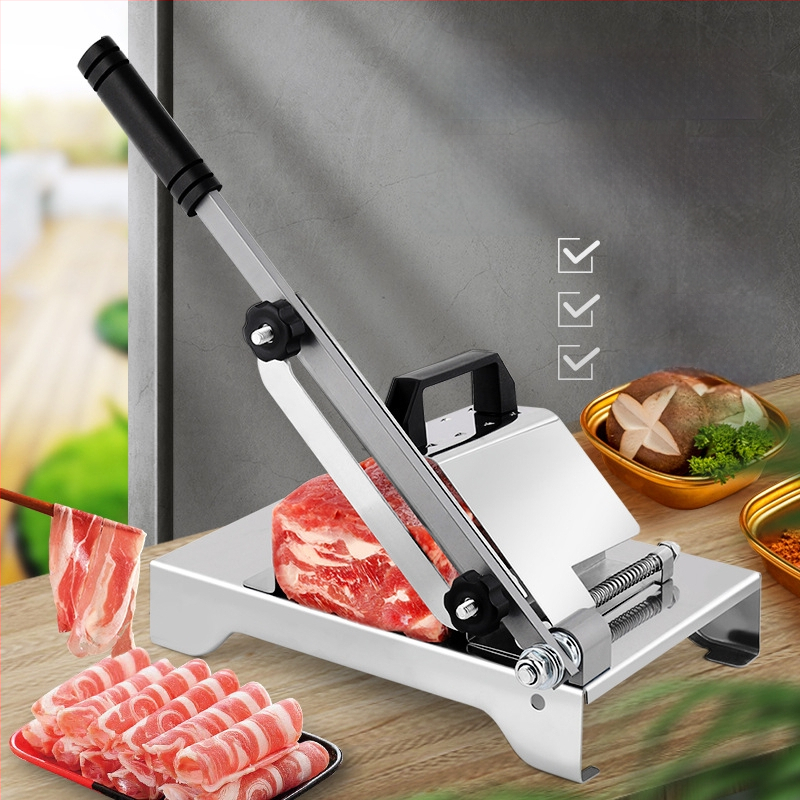 430 nerūdijančio plieno pjaustyklė namams, daugiafunkcinė, skirta karštiems puodams, jautienai ir avienai „Shabu-Shabu“ pjaustyti