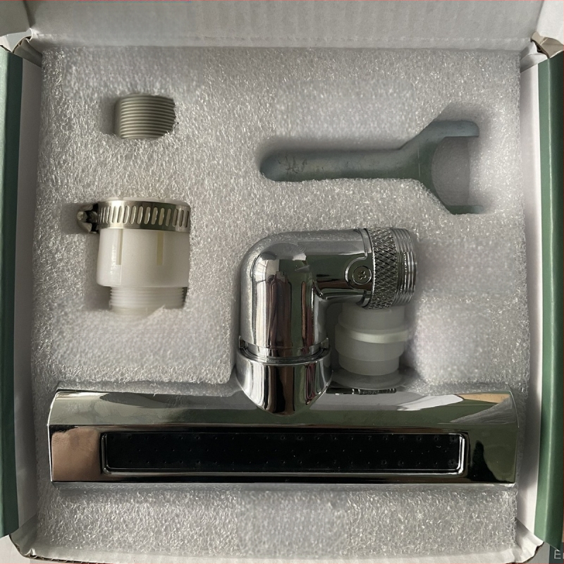 Feiyu kuhinjska slavina s vodopadom, rotirajuća s četiri stupnja prijenosa, otporna na prskanje vode, univerzalni adapter za mlaznicu za vodu, produžetak, otporan na artefakte