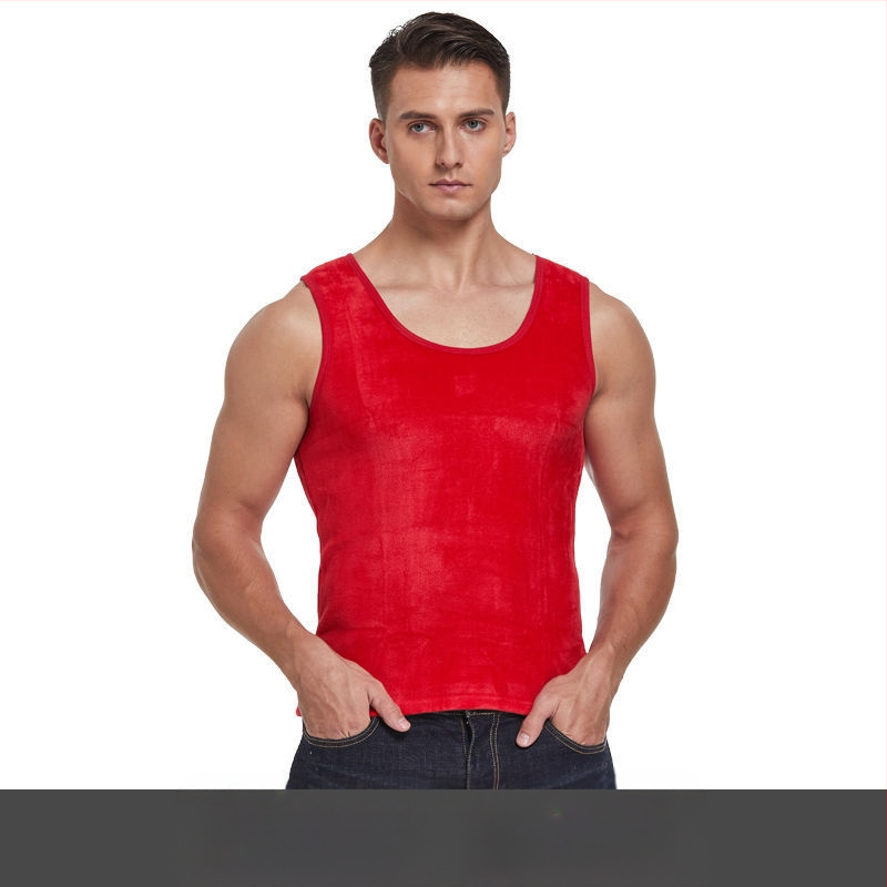 Kahepoolne sametist meeste sametist paksendatud meeste termovest, meeste intiimvest, alumine särk, sügismantli alumine särk