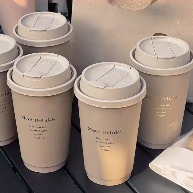 90 kalibro arbatos ir kavos integruotas dangtelis, madingas sniego lauko spalvos pieno arbatos puodelio dangtelis, vienkartinis plastikinis dangtelis, kavos integruotas puodelio dangtelis