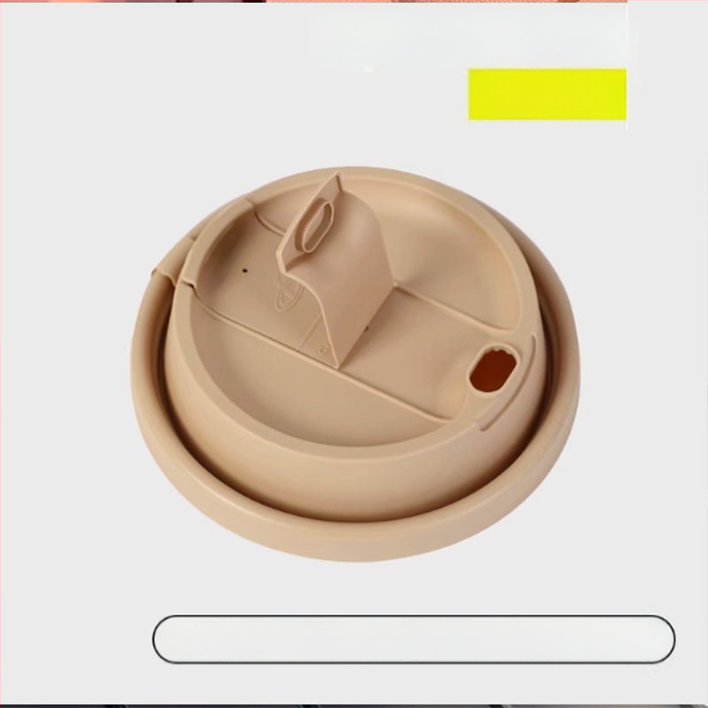 90 kalibro arbatos ir kavos integruotas dangtelis, madingas sniego lauko spalvos pieno arbatos puodelio dangtelis, vienkartinis plastikinis dangtelis, kavos integruotas puodelio dangtelis