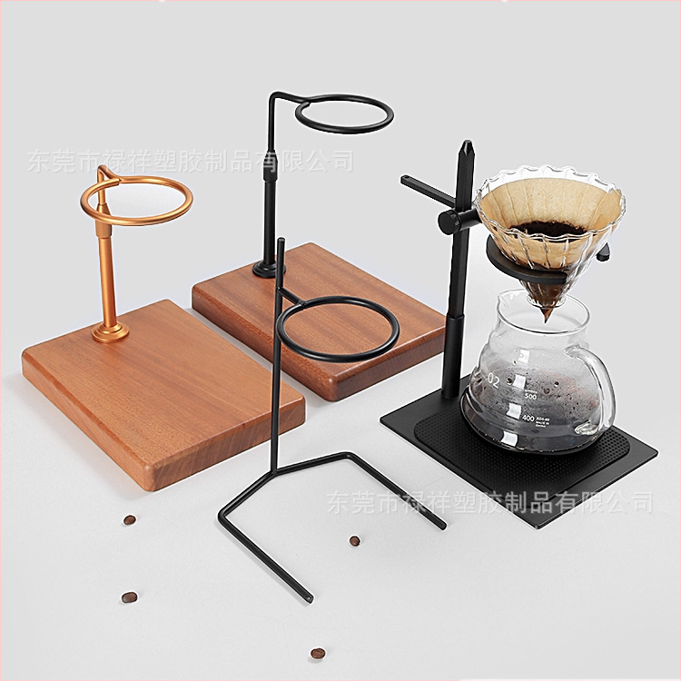 Držač za kavu od punog drva, podesivi V60, držač za čaše s filterom za kapanje, držač za pribor za kavu za dijeljenje