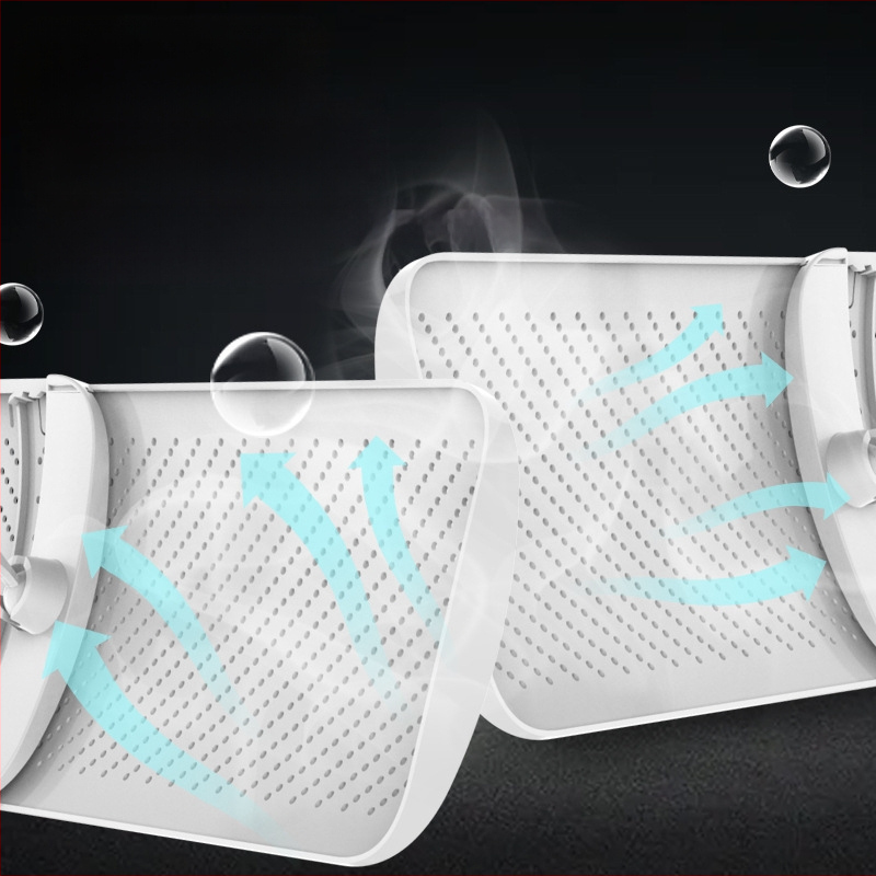 Naujo gamintojo oro kondicionieriaus priekinis stiklas su apsauga nuo tiesioginio pūtimo, teleskopiniu pakabinamu oro kondicionieriaus išleidimo anga, vėjo deflektorius be kondensato