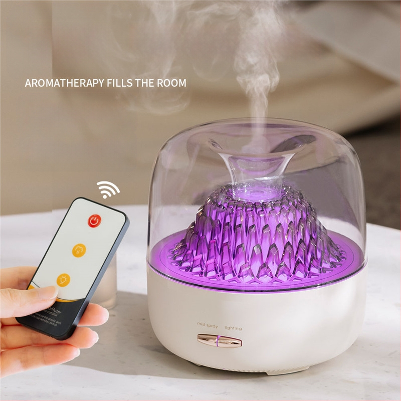Üveg aromaterápiás párásító, környezeti fény, nagy ködmennyiség, hálószoba irodai asztali aromaterápiás gép, születésnapi ajándék lányoknak