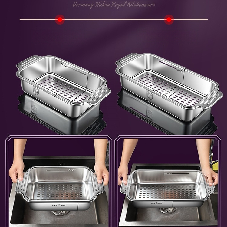 304 nerūdijančio plieno vieno kriauklės išleidimo krepšelis virtuvės kriauklės kriauklės teleskopinis išleidimo krepšelis naujas vandens filtro krepšelis