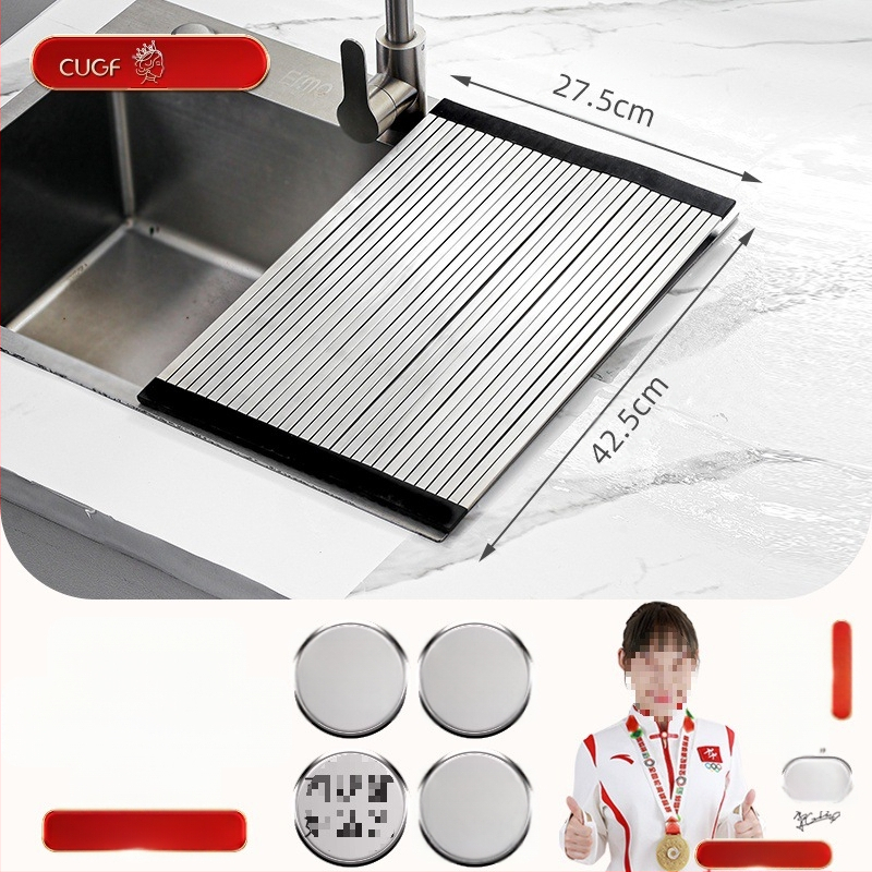 304 nerūdijančio plieno vieno kriauklės išleidimo krepšelis virtuvės kriauklės kriauklės teleskopinis išleidimo krepšelis naujas vandens filtro krepšelis