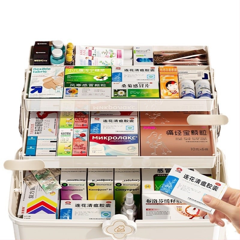 Ravimikarp Kodune hoiukarp Majapidamisravimid Väike ravimikarp Hoiukarp Suur Suure mahutavusega ravimikarp