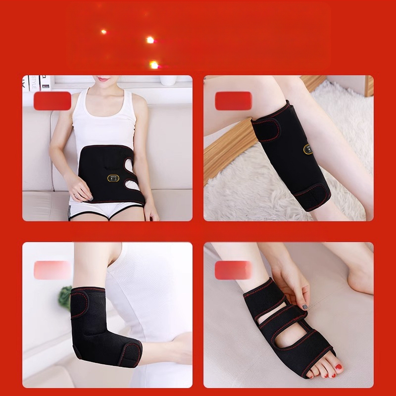 Elektromos moxibustion meleg masszázs fűtött könyökvédők férfiaknak és nőknek fűtött nyakvédő karvédők tenisz sport fizioterápia töltés