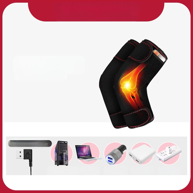 Elektromos moxibustion meleg masszázs fűtött könyökvédők férfiaknak és nőknek fűtött nyakvédő karvédők tenisz sport fizioterápia töltés