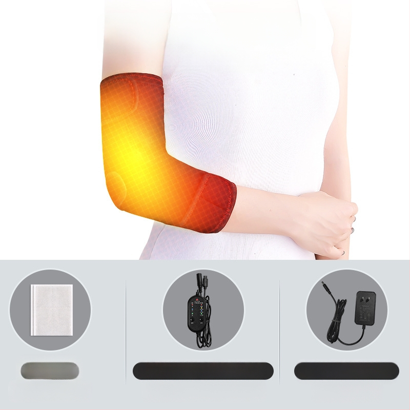 Elektromos moxibustion meleg masszázs fűtött könyökvédők férfiaknak és nőknek fűtött nyakvédő karvédők tenisz sport fizioterápia töltés