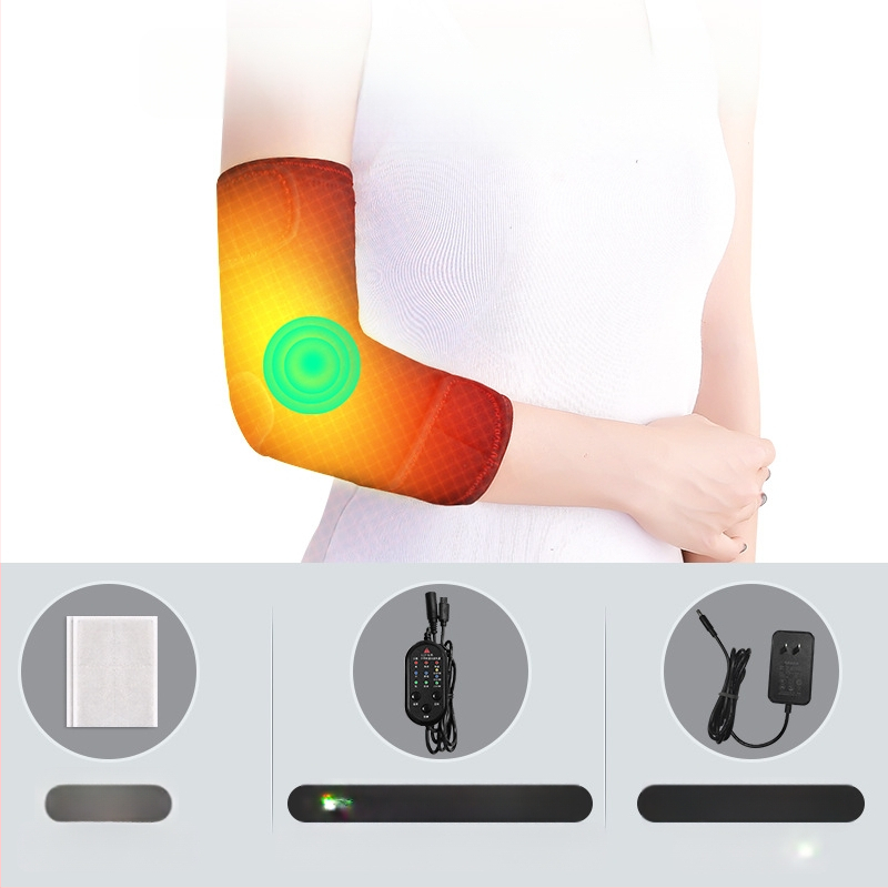 Elektromos moxibustion meleg masszázs fűtött könyökvédők férfiaknak és nőknek fűtött nyakvédő karvédők tenisz sport fizioterápia töltés
