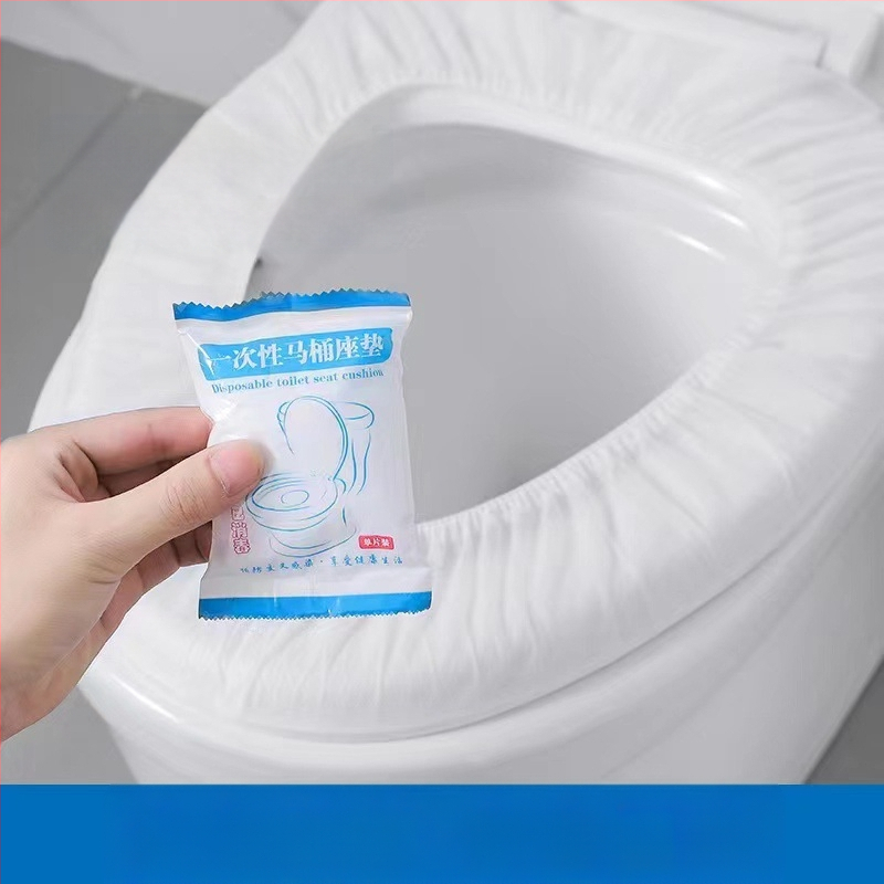 Vienkartinis tualeto pagalvėlės kelioninis artefaktas, dvigubo sluoksnio sutankintas, vandeniui atsparus tualeto užvalkalas nėščioms moterims, apsaugantis nuo nešvarumų, tualetinio popieriaus pagalvėlė, tualeto užvalkalas