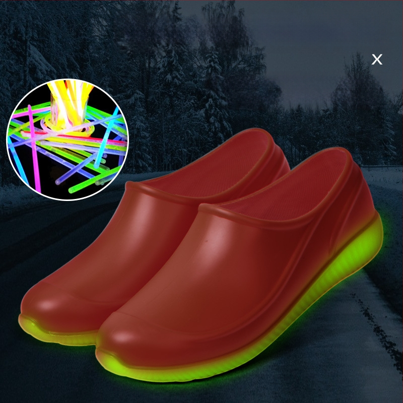 Narancssárga, alacsony szárú esőcipő, férfi és női, csúszásmentes, lapos, élelmiszeripari, fehér, csúszásmentes gumicipő, sekély szájú, kopásálló gumicipő, férfi nagykereskedelem