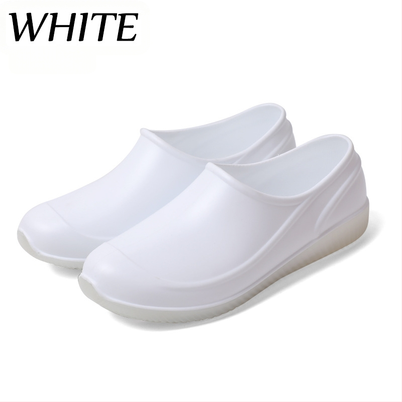 Narancssárga, alacsony szárú esőcipő, férfi és női, csúszásmentes, lapos, élelmiszeripari, fehér, csúszásmentes gumicipő, sekély szájú, kopásálló gumicipő, férfi nagykereskedelem