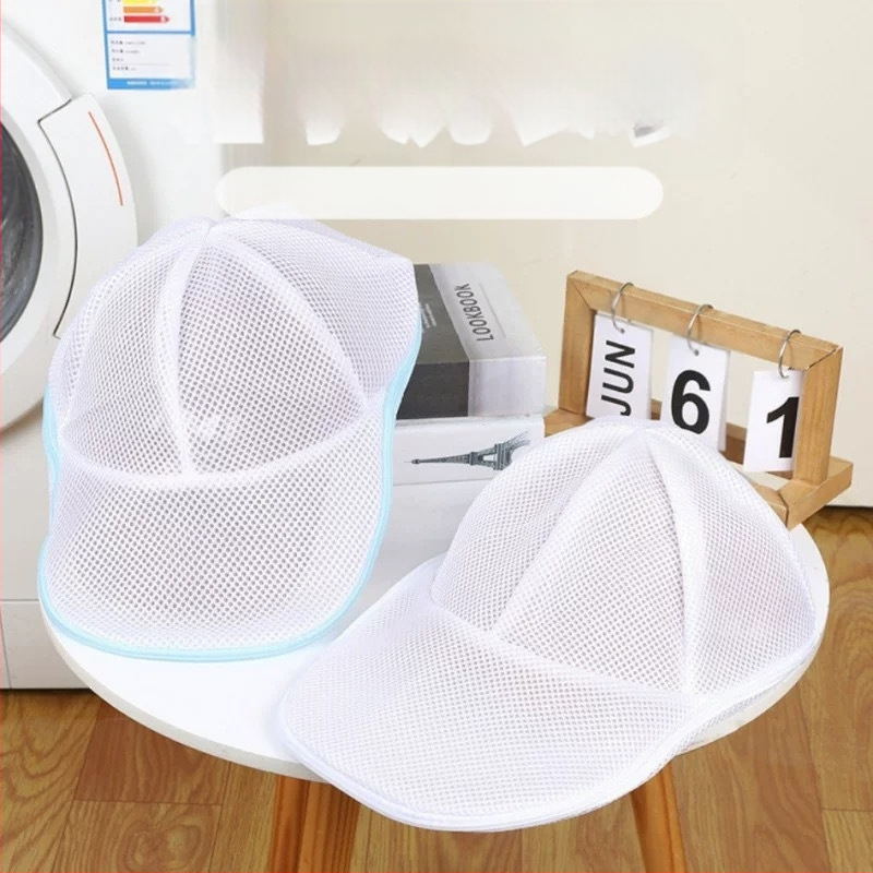 Beisbolo kepurių plovimo ir apsaugos krepšys, specialus skalbimo mašinos deformacijos nepraleidžiantis valymo krepšys, buitinių kepurių plovimo stovas, kepurių plovimo ir apsaugos skalbinių krepšys