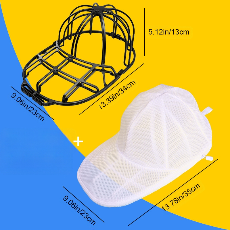 Beisbolo kepurių plovimo ir apsaugos krepšys, specialus skalbimo mašinos deformacijos nepraleidžiantis valymo krepšys, buitinių kepurių plovimo stovas, kepurių plovimo ir apsaugos skalbinių krepšys