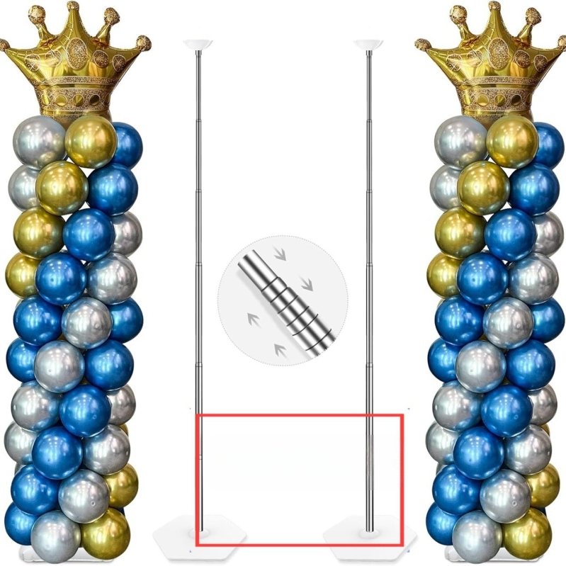 Amazon lufi oszlopkészlet lufi teleszkópos rúd táltartó oszlop út kalauz lufi állvány születésnap esküvői parti
