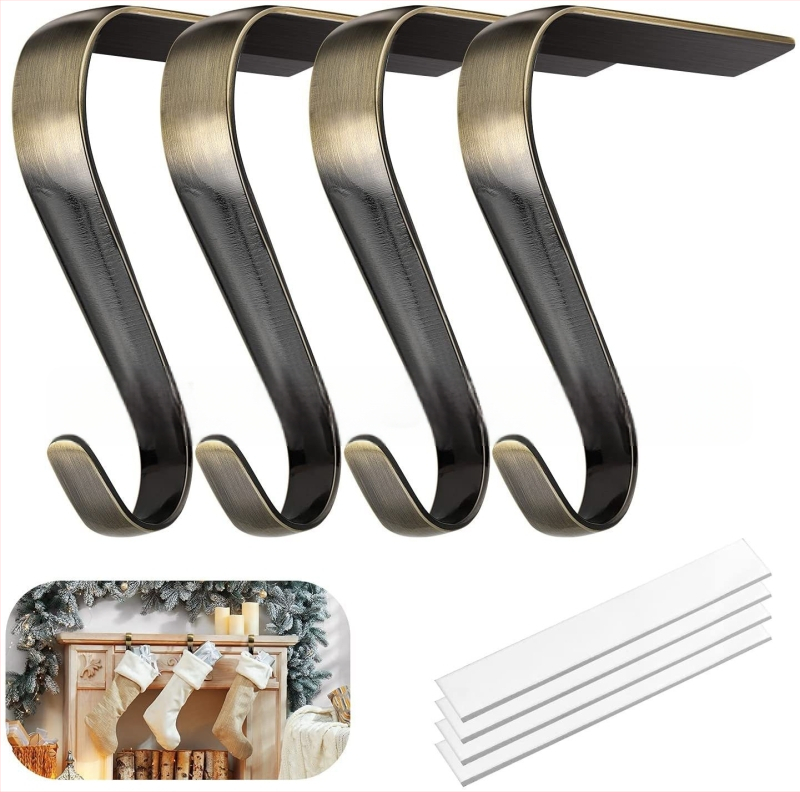 Χριστουγεννιάτικο γάντζο για διασυνοριακή χρήση, κρεμαστό χριστουγεννιάτικο δέντρο από κράμα ψευδαργύρου, κρεμαστό γάντζο από μεταλλικό γάντζο τζακιού, διακόσμηση