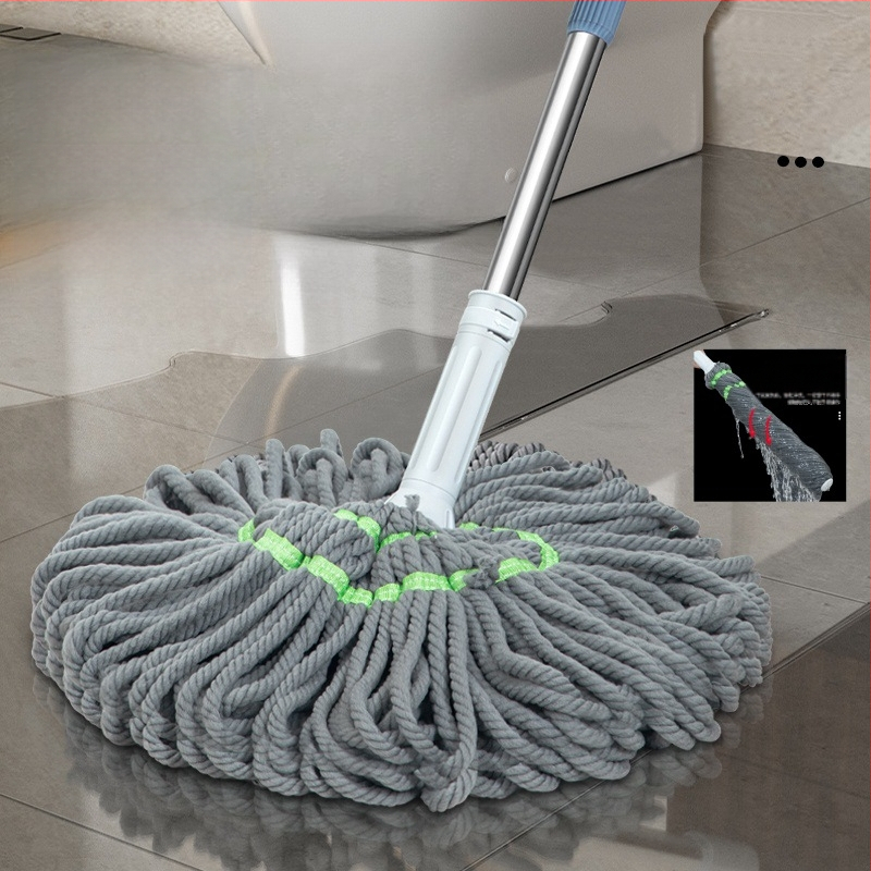 Σετ σφουγγαρίστρας Spin με στύψιμο χωρίς χέρια, περιστρεφόμενη σφουγγαρίστρα Picasso με αυτοστύψιμο, σφουγγαρίστρα από εξαιρετικά λεπτές ίνες