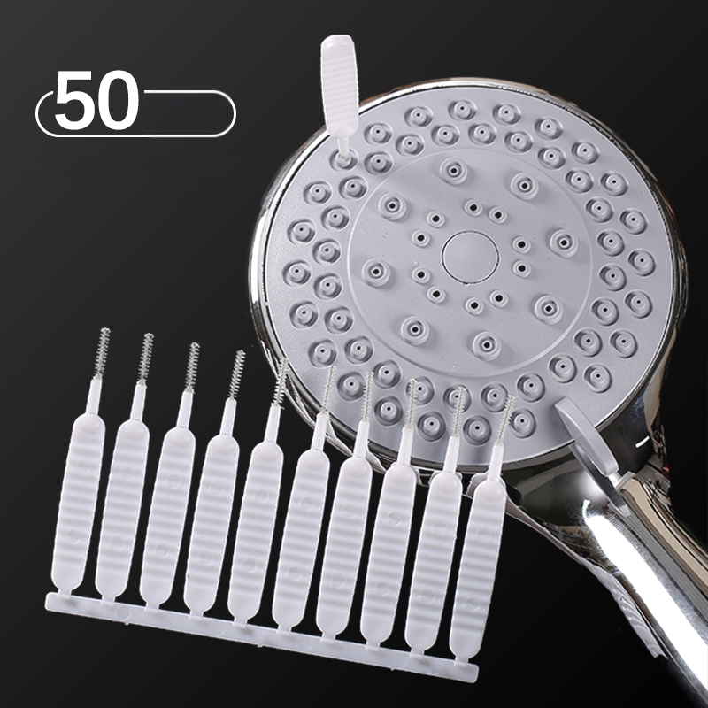 Dušo galvutės valymo šepetys, apsaugantis nuo šepečio artefaktų, užsikimšimo skylės valymas, daugiafunkcis maišytuvas, dušo tarpas