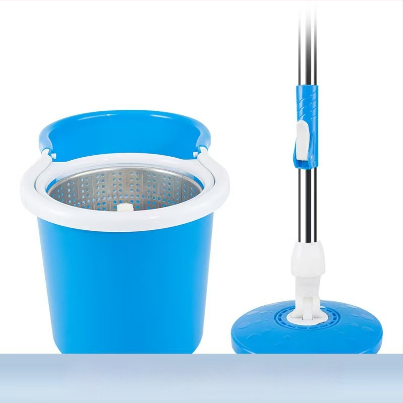 Rotirajuća kanta za mop 2024, alat za mokro i suho brisanje bez upotrebe ruku, dvostruka upotreba, dvostruki pogon, automatsko cijeđenje vode, lijena kanta za mop