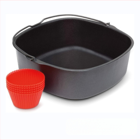 HD9 232 220 négyzet alakú sütőkosárhoz, süteményhordóhoz, 7 hüvelykes, 8 hüvelykes légkeveréses fritőz tartozékokhoz, HD 99 963