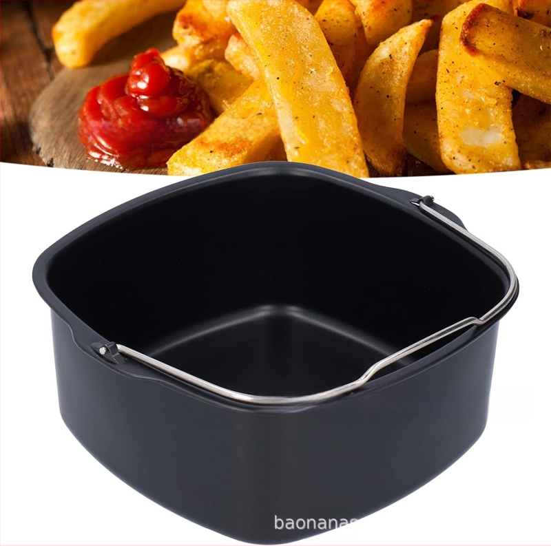 HD9 232 220 négyzet alakú sütőkosárhoz, süteményhordóhoz, 7 hüvelykes, 8 hüvelykes légkeveréses fritőz tartozékokhoz, HD 99 963