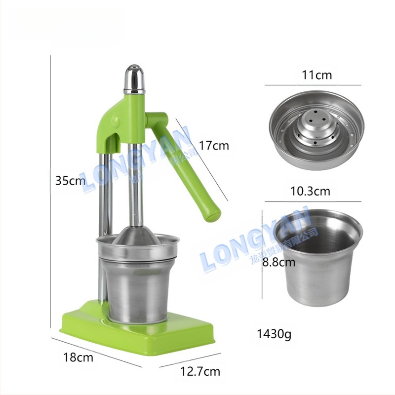 Piiriülene alumiiniumisulamist käsitsi mahlapress majapidamises väike mahlapress kaubanduslik granaatõuna suhkruroo sidruni apelsini mahlapress