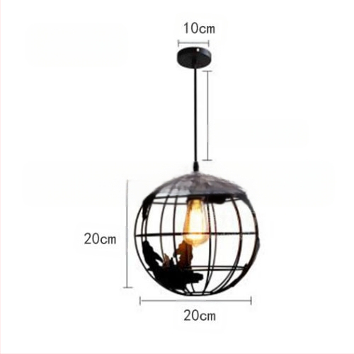 Moodne väike lühter restoranibaari baari atmosfäärivalgusti rõivapood kohvik vahekäik gloobuse LED-pallvalgusti