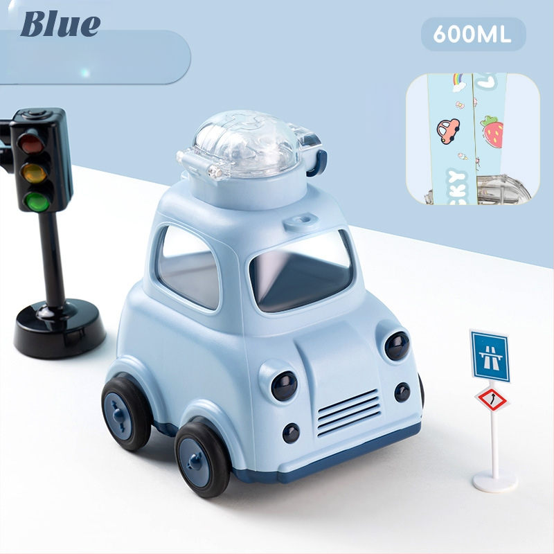 Bussi- ja autoveekruus, koomiksikarikaga õlgkarika mänguasi, tritanist ema ja beebi lastele mõeldud plastkarikas, suur kõhukarikas