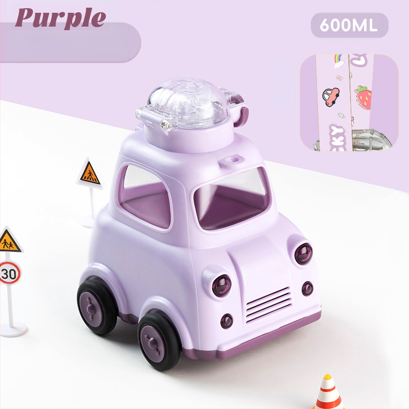 Bussi- ja autoveekruus, koomiksikarikaga õlgkarika mänguasi, tritanist ema ja beebi lastele mõeldud plastkarikas, suur kõhukarikas