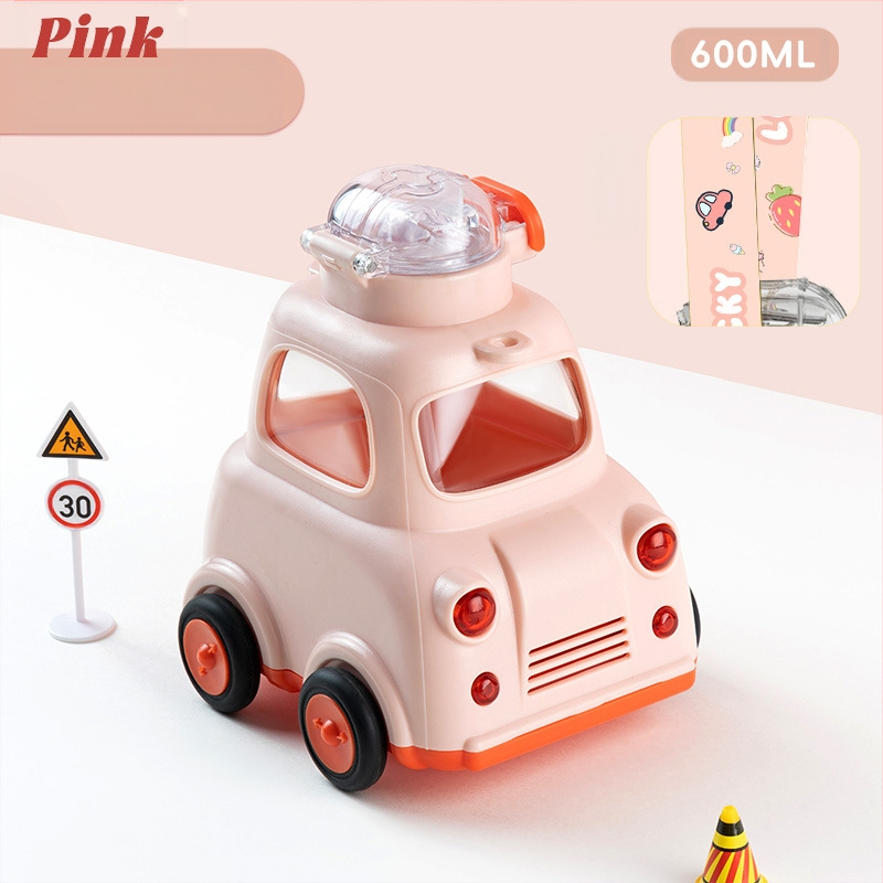 Bussi- ja autoveekruus, koomiksikarikaga õlgkarika mänguasi, tritanist ema ja beebi lastele mõeldud plastkarikas, suur kõhukarikas