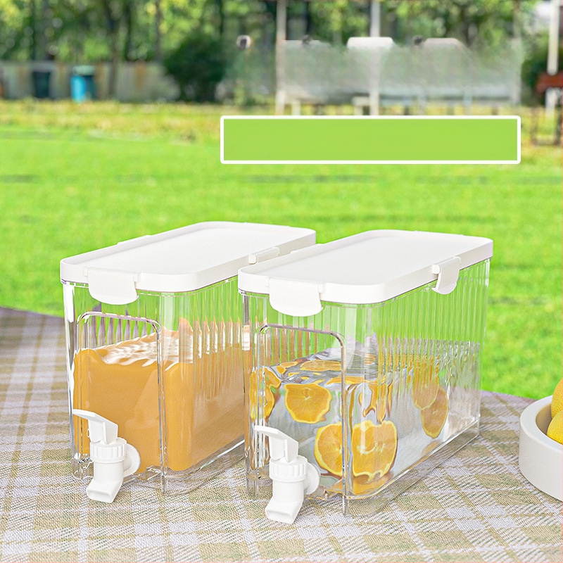 Βραστήρας κρύου νερού μεγάλης χωρητικότητας με βρύση Βραστήρας κρύου νερού Οικιακό ψυγείο Ιαπωνικός χυμός φρούτων Τσάι Κάδος κρύου ποτού Βραστήρας κρύου νερού