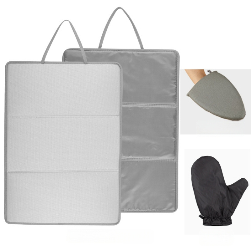 Trys sulankstomos lyginimo lentos, lyginimo kilimėlis, lyginimo lenta, sulankstomas, nešiojamas, šilumą izoliuojantis kilimėlis, plokščias lyginimo kilimėlis, pakabinamas, aukštos temperatūros kilimėlis, priedai