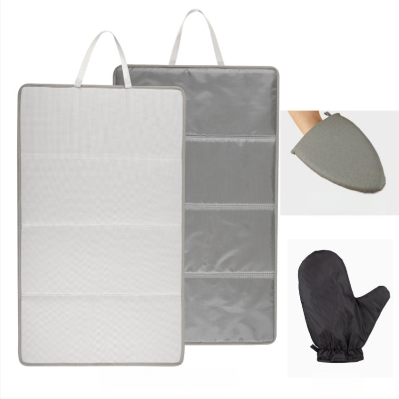 Trys sulankstomos lyginimo lentos, lyginimo kilimėlis, lyginimo lenta, sulankstomas, nešiojamas, šilumą izoliuojantis kilimėlis, plokščias lyginimo kilimėlis, pakabinamas, aukštos temperatūros kilimėlis, priedai