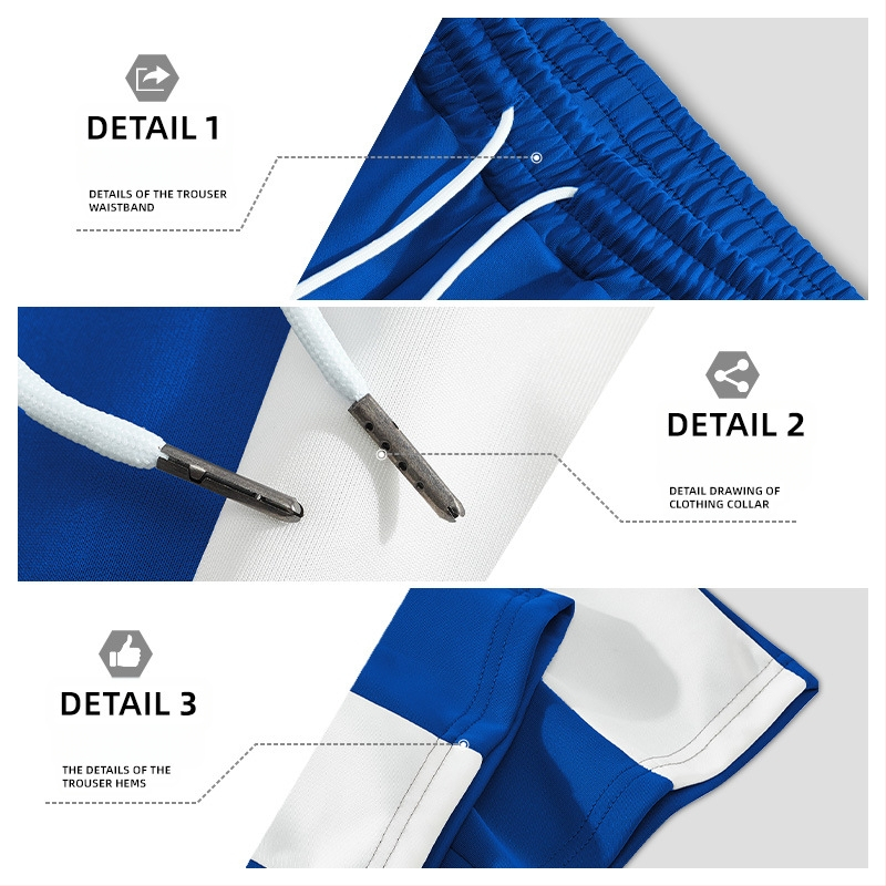 25 muških europskih i američkih prekograničnih veleprodajnih tvornica TEMU Xiyin Amazon Splicing Trendy Street Sports Casual Hlače