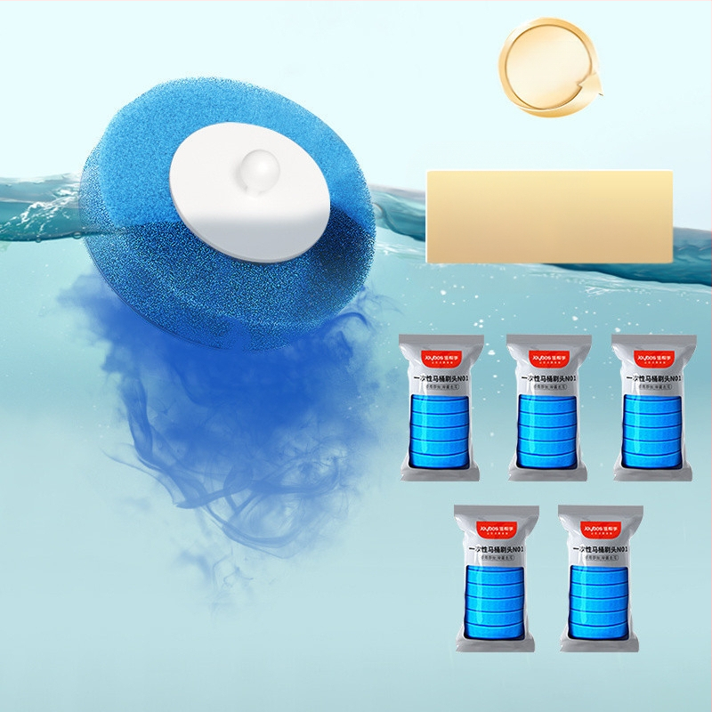 Vienkartinis tualetinis šepetys Buitinis tualetinis šepetys Be aklavietės sienos Naujas tualeto valymo šepetys