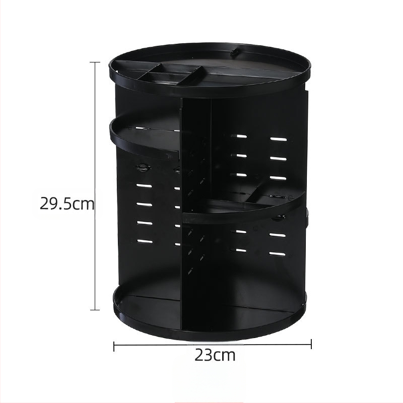 Forgó kozmetikai tároló doboz asztali átlátszó műanyag tároló állvány bőrápolás rúzs kozmetikai ecset kozmetikai tároló állvány