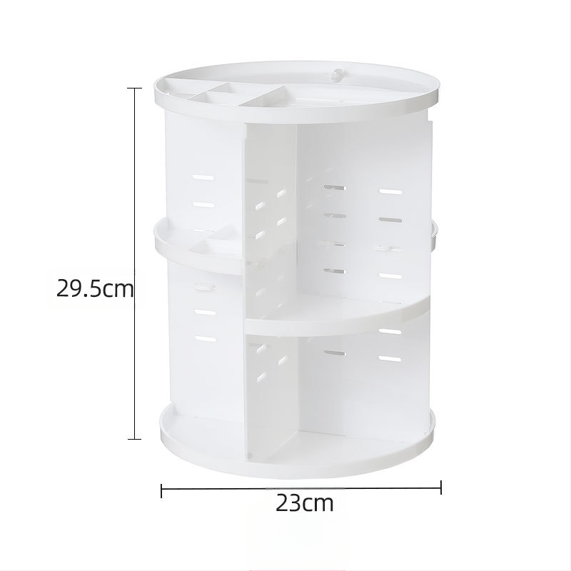 Forgó kozmetikai tároló doboz asztali átlátszó műanyag tároló állvány bőrápolás rúzs kozmetikai ecset kozmetikai tároló állvány