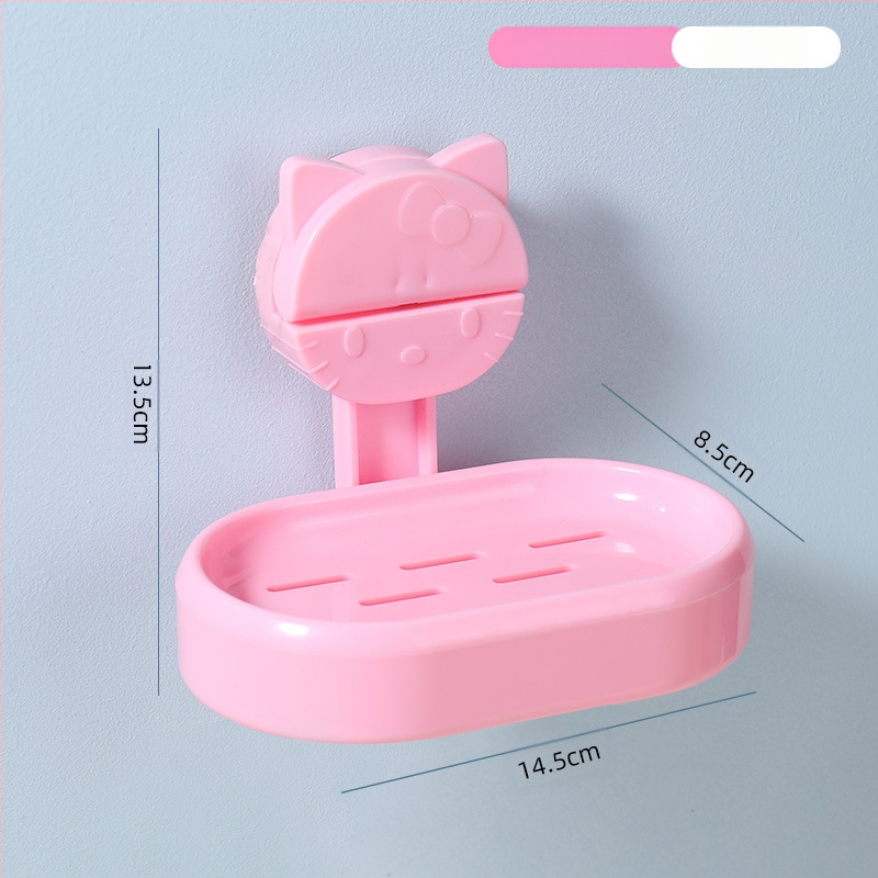 Zidni stalak za pohranu vakuumskih čaša za kupaonicu, umivaonik, košara za pohranu četkice za zube i paste za zube, kutija za mačji sapun