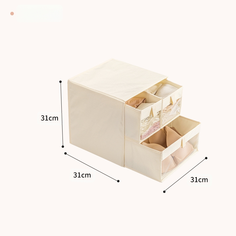 Kutija za pohranu tkanine koja se može prati preko granice, ladica za grudnjake, donje rublje, kutija za pohranu odjeće, kutija za pohranu pamuka i lana