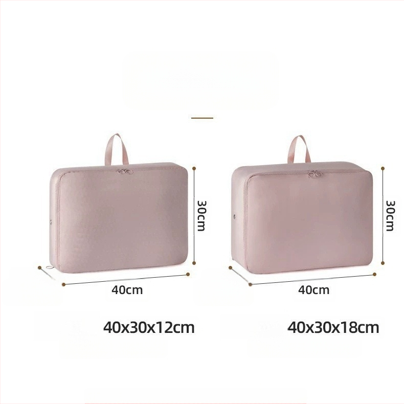 Prekogranična memorijska platnena torba za pohranu perjane jakne, putna tkanina s dvostrukim patentnim zatvaračem, kompresijska vreća s otvorom za ventilaciju, studentski dom