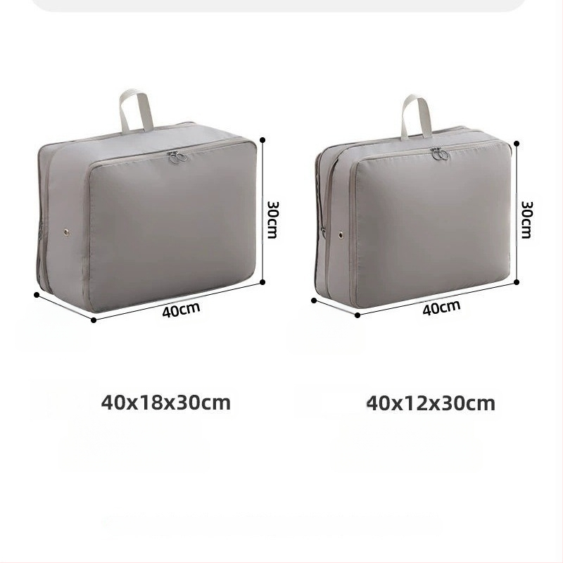 Prekogranična memorijska platnena torba za pohranu perjane jakne, putna tkanina s dvostrukim patentnim zatvaračem, kompresijska vreća s otvorom za ventilaciju, studentski dom