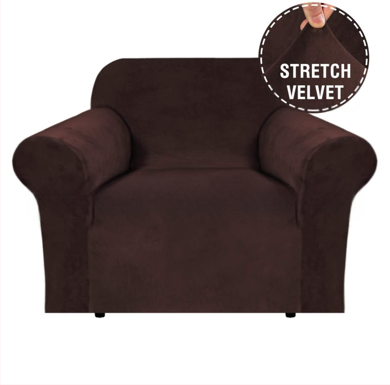 Határokon átnyúló, mindent tartalmazó, velúr, vízálló kanapéhuzat, nagy rugalmasságú, mindent tartalmazó, otthoni szövetből készült, vízálló kanapéhuzat