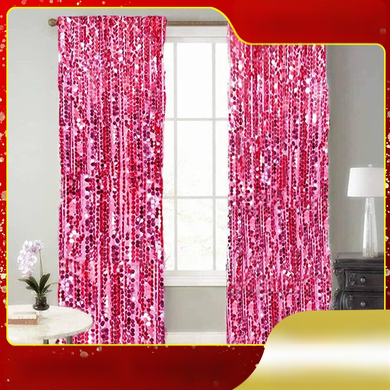 Didelės blizgučiais puoštos užuolaidos ir užuolaidos iš užsienio. „Amazon“ specializuojasi vakarėlių svetainės ir restoranų užuolaidų gamyboje. Dekoratyvinės vakarėlių blizgučiais puoštos užuolaidos.