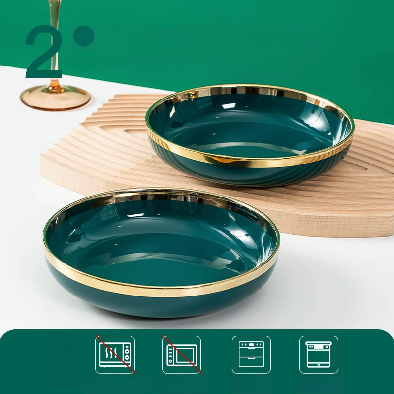 „Užsidirbk pragyvenimui Nordic Creative“ lėkštė, keramikinė, aukštos kokybės stalo įrankių kombinacija, namų apyvokos reikmenys, 2024 m. nauja, lengva, prabangi lėkštė