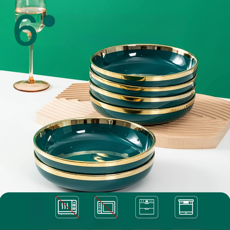 „Užsidirbk pragyvenimui Nordic Creative“ lėkštė, keramikinė, aukštos kokybės stalo įrankių kombinacija, namų apyvokos reikmenys, 2024 m. nauja, lengva, prabangi lėkštė