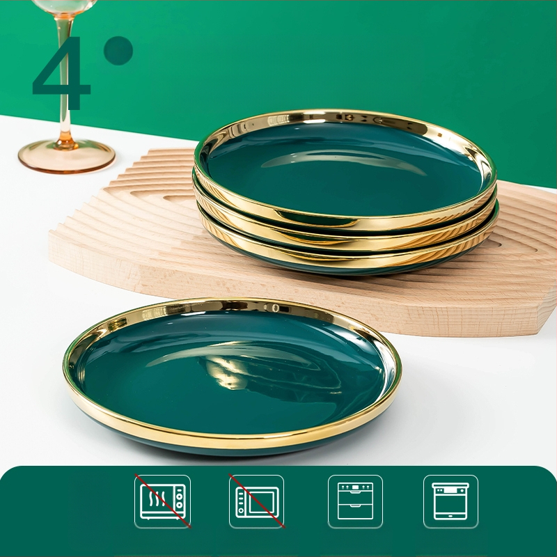 „Užsidirbk pragyvenimui Nordic Creative“ lėkštė, keramikinė, aukštos kokybės stalo įrankių kombinacija, namų apyvokos reikmenys, 2024 m. nauja, lengva, prabangi lėkštė