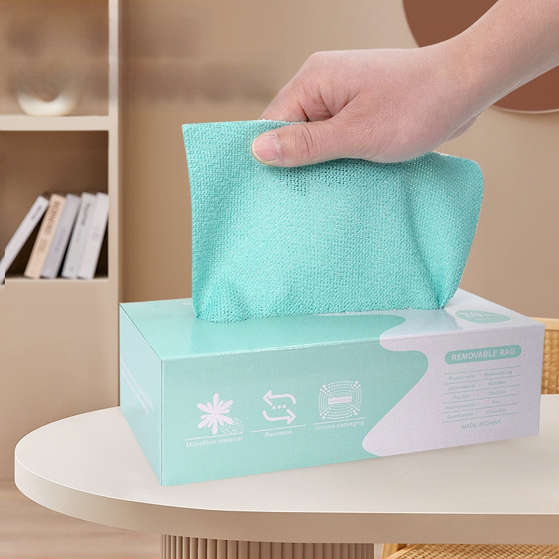 Ebeme- ja õlivaba ühekordne nõudepesulapp, mikrokiust kööginõudelapp