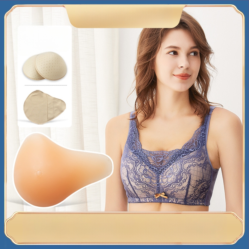Silikoninis krūtų protezas Po mastektomijos netikra krūtų liemenėlė, speciali moteriška liemenėlė, netikra krūtinės apatiniai, krūtų įklotai vasarai